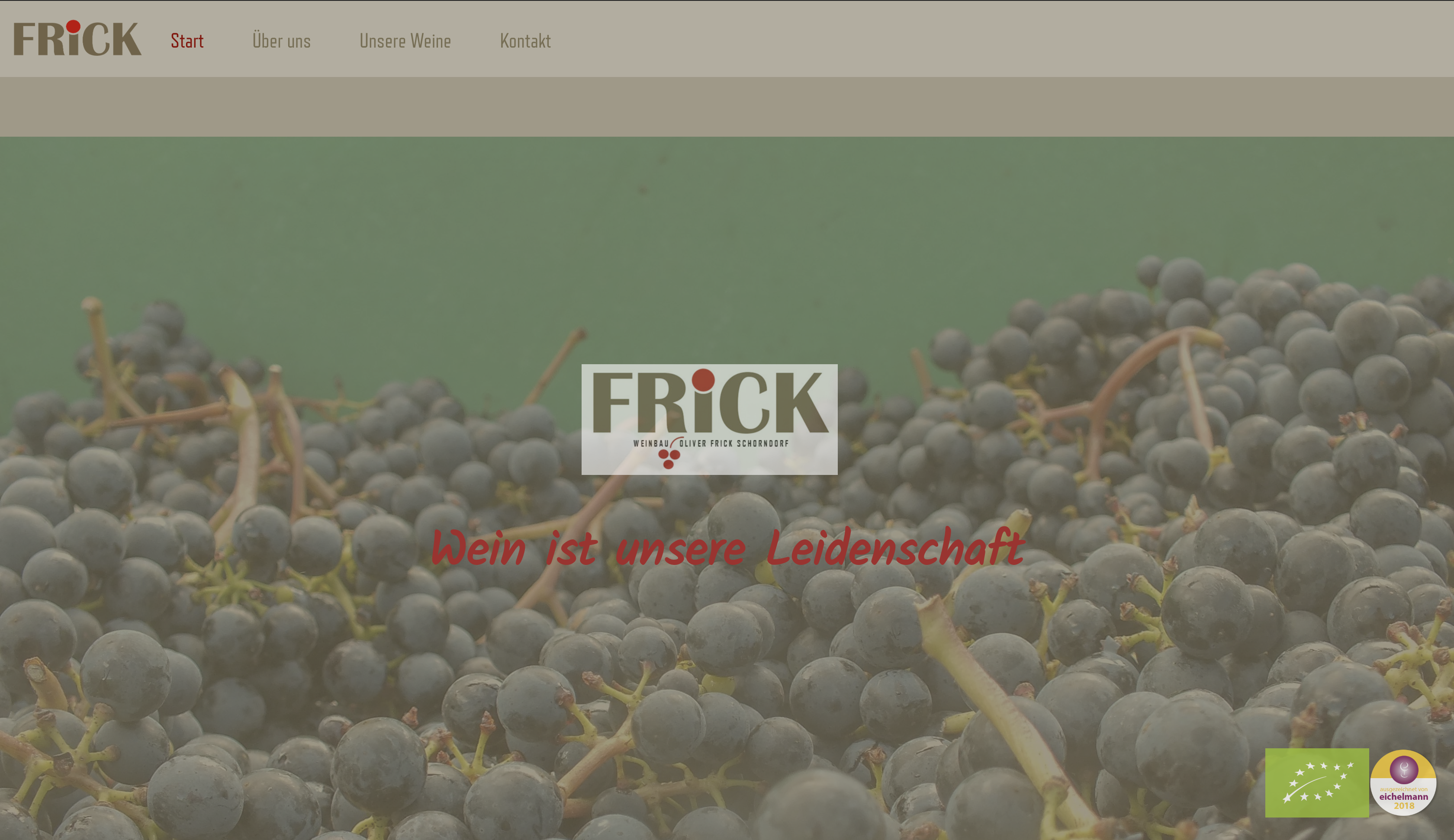 frick website screen